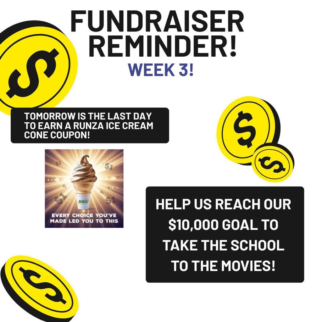 Fundraiser Reminder Week 3!
