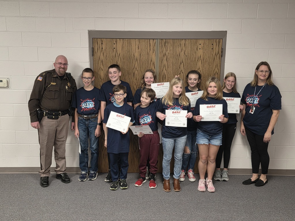 🎓 Congratulations to our 6th graders on completing the D.A.R.E. program! Thank you to Officer Gillespie for leading our students through this important program and celebrating their graduation with us last night.