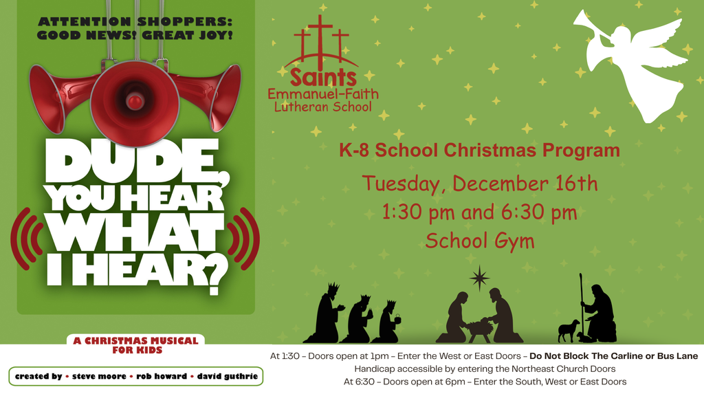 K-8 School Christmas Program