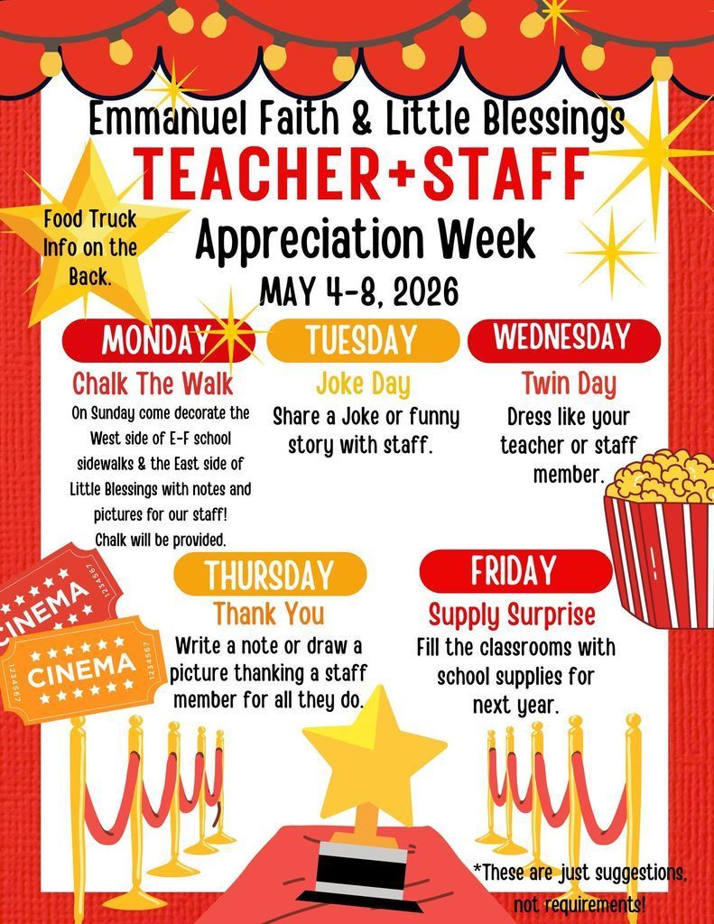 Teacher/Staff Appreciation Week