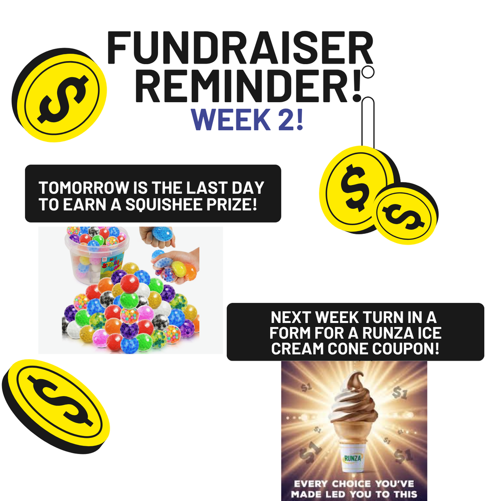 Fundraiser Week 2 Reminder