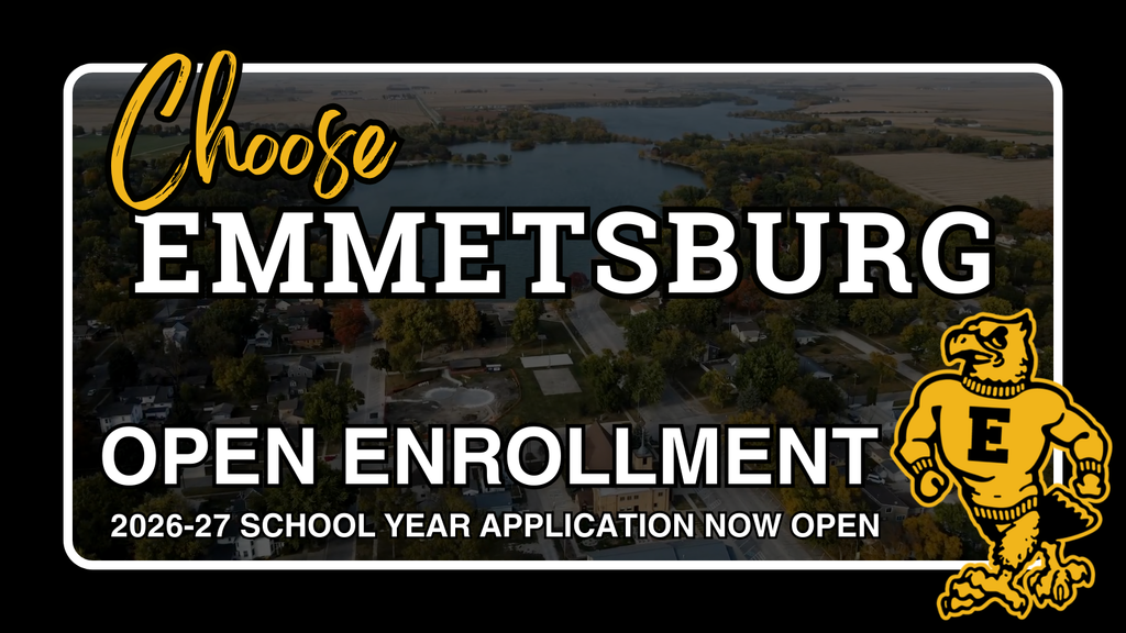 Emmetsburg open enrollment graphic
