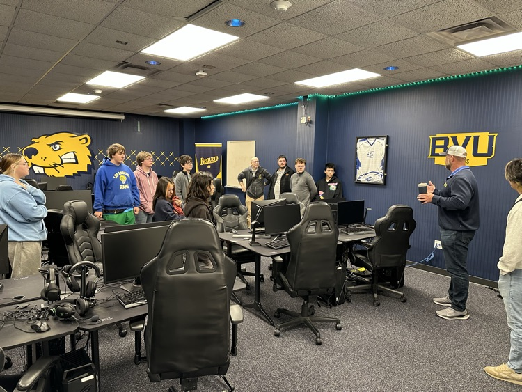 Trevor talking to the kids