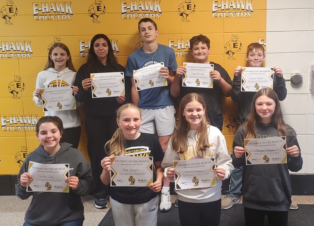 2026 April MS Students of the Month