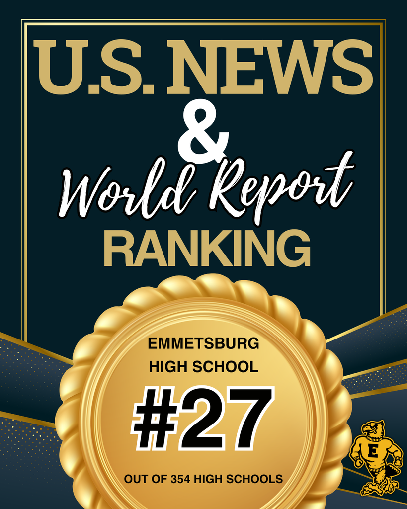 U.S. News & World Report ranks Emmetsburg High School #27 out of 354 high schools.