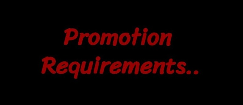 promotion requirements
