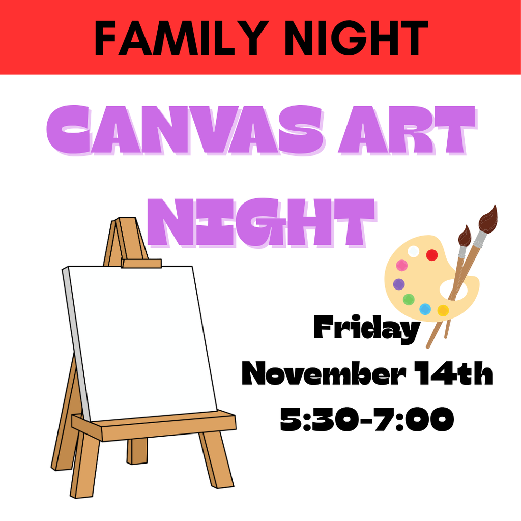 🎨 Family Art Night – November 14 | 5:30–7:00 PM