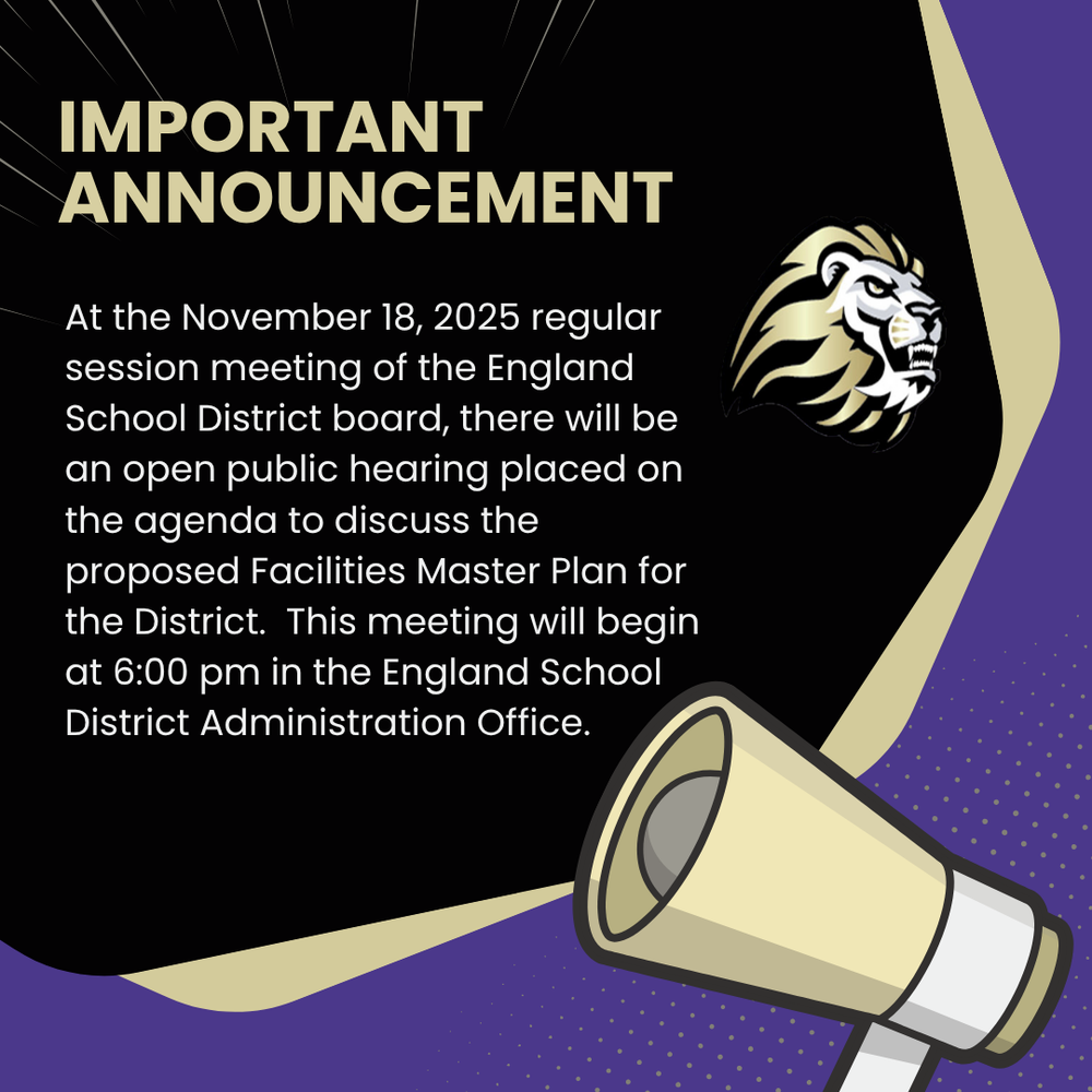 Public Hearing Announcement