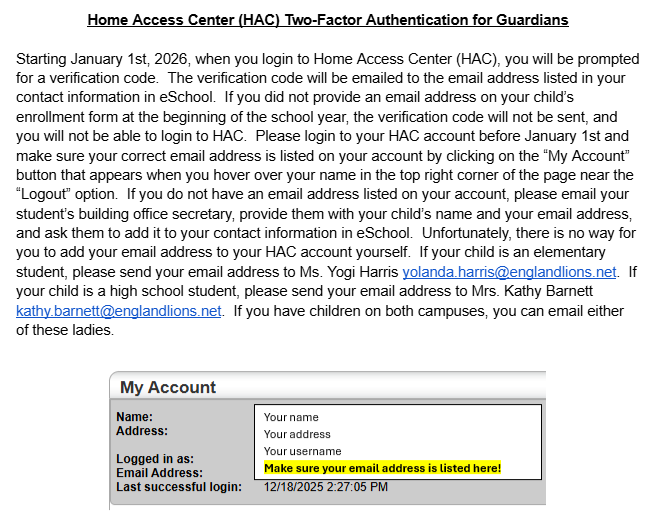 HAC Two-Factor Authentication for Guardians