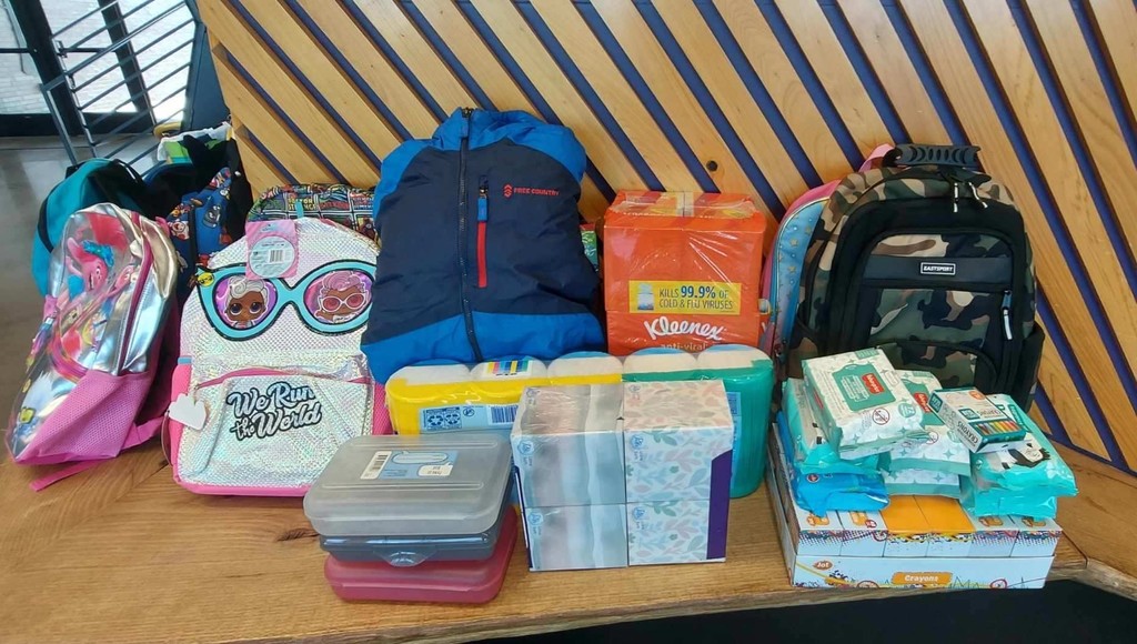 School Supplies Donated to EES by ADC Cadets