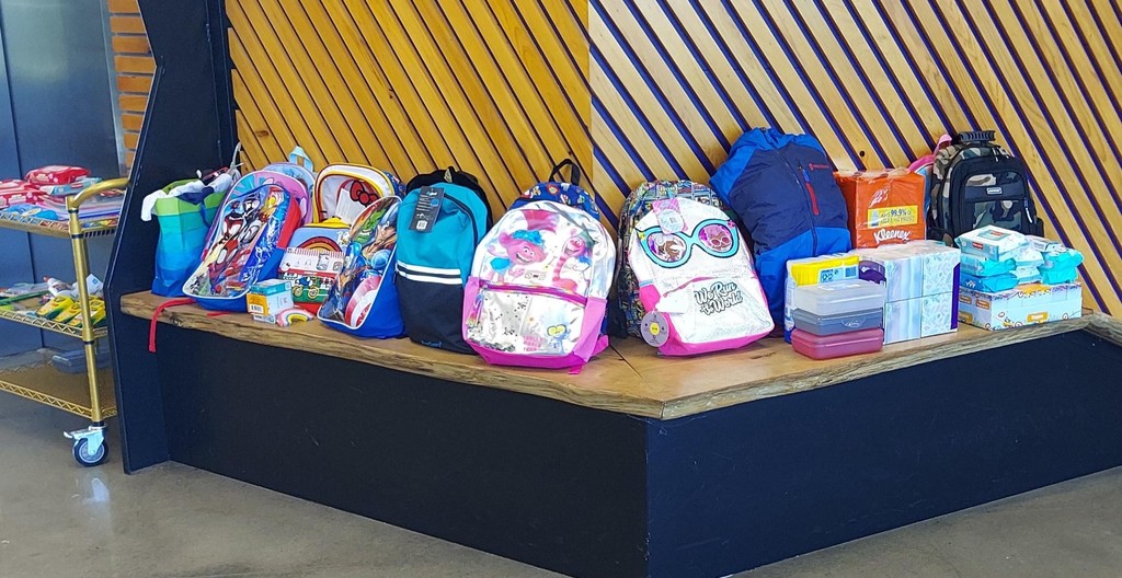 School Supplies Donated to EES by ADC Cadets