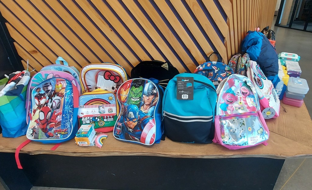 School Supplies Donated to EES by ADC Cadets