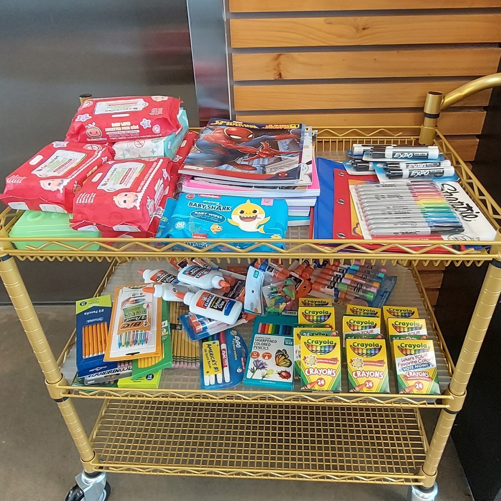 School Supplies Donated to EES by ADC Cadets