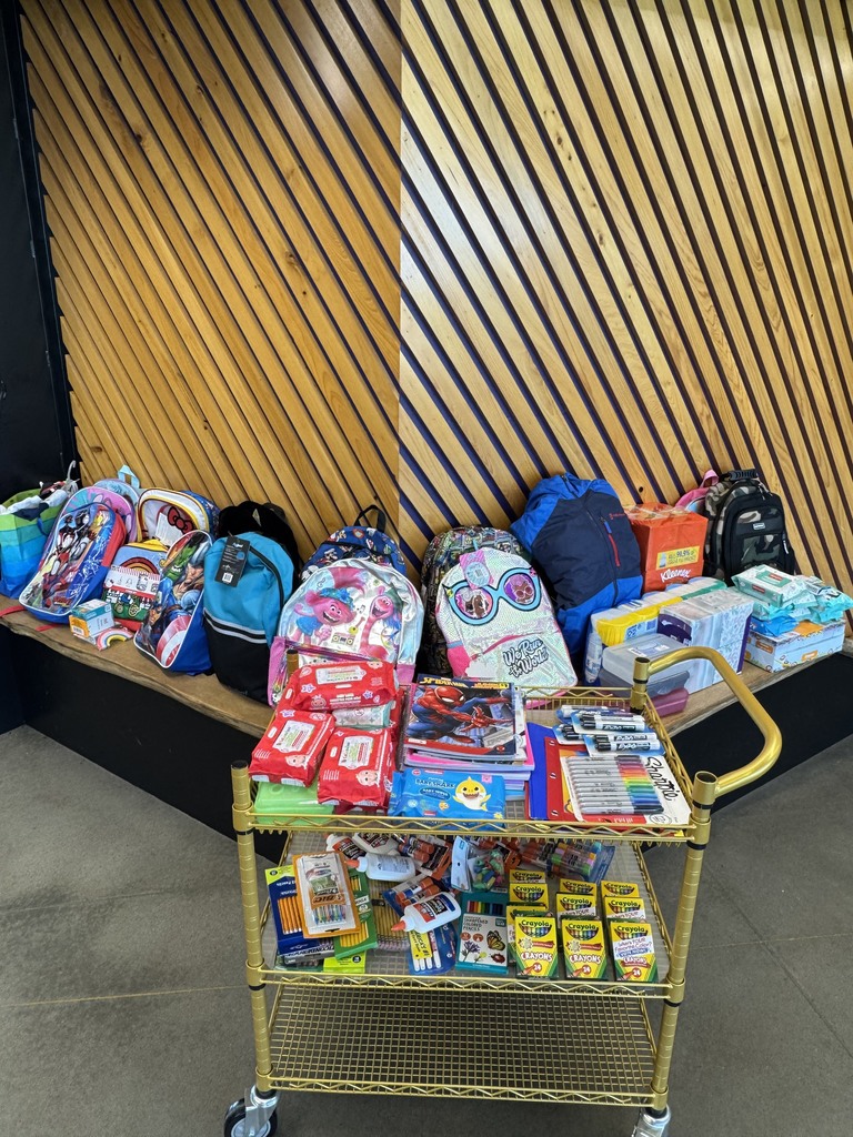 School Supplies Donated to EES by ADC Cadets