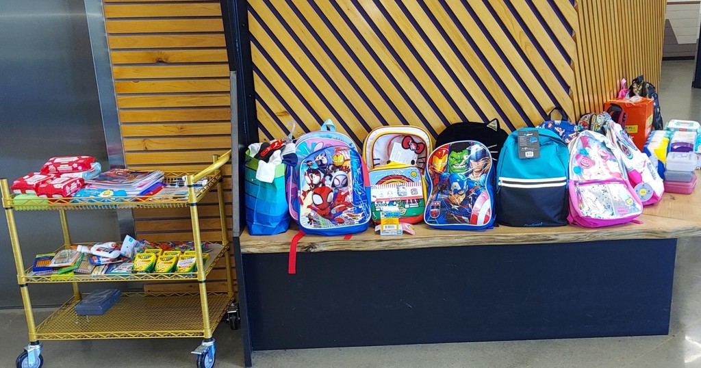 School Supplies Donated to EES by ADC Cadets