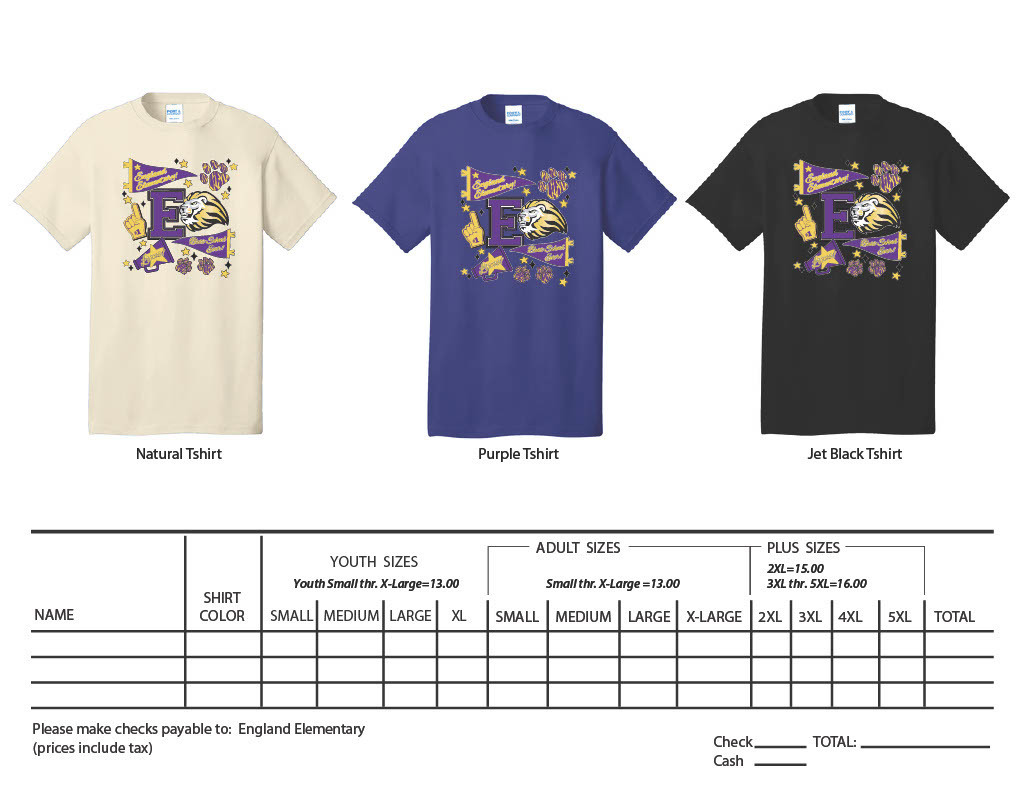 EES Shirt Order Form