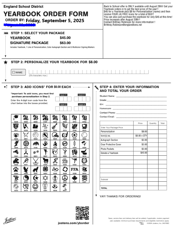 order form