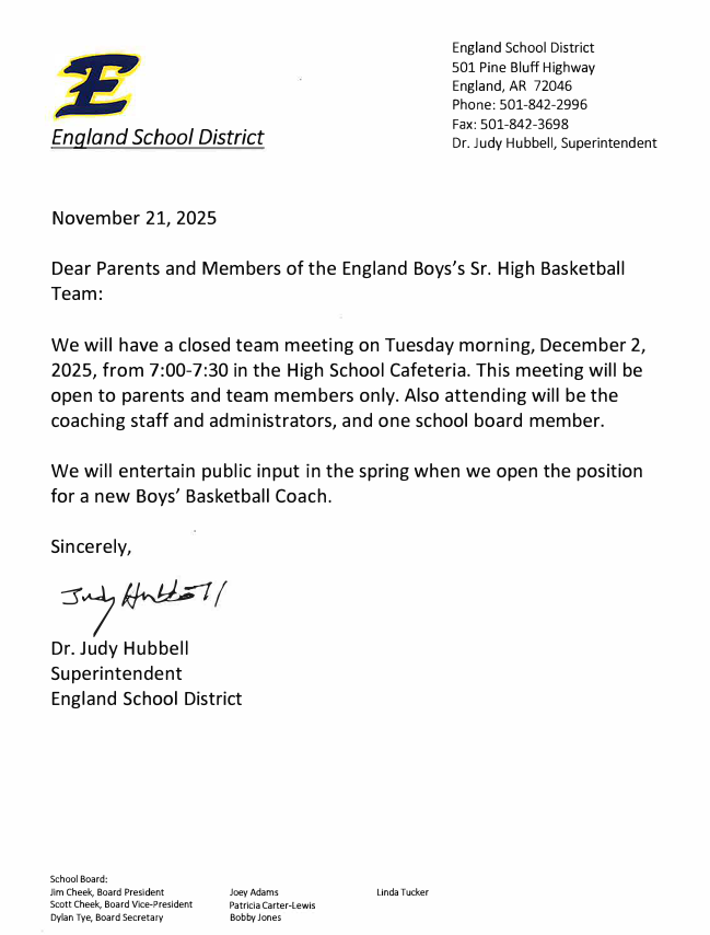 Boys Basketball Team Meeting Notification 112125