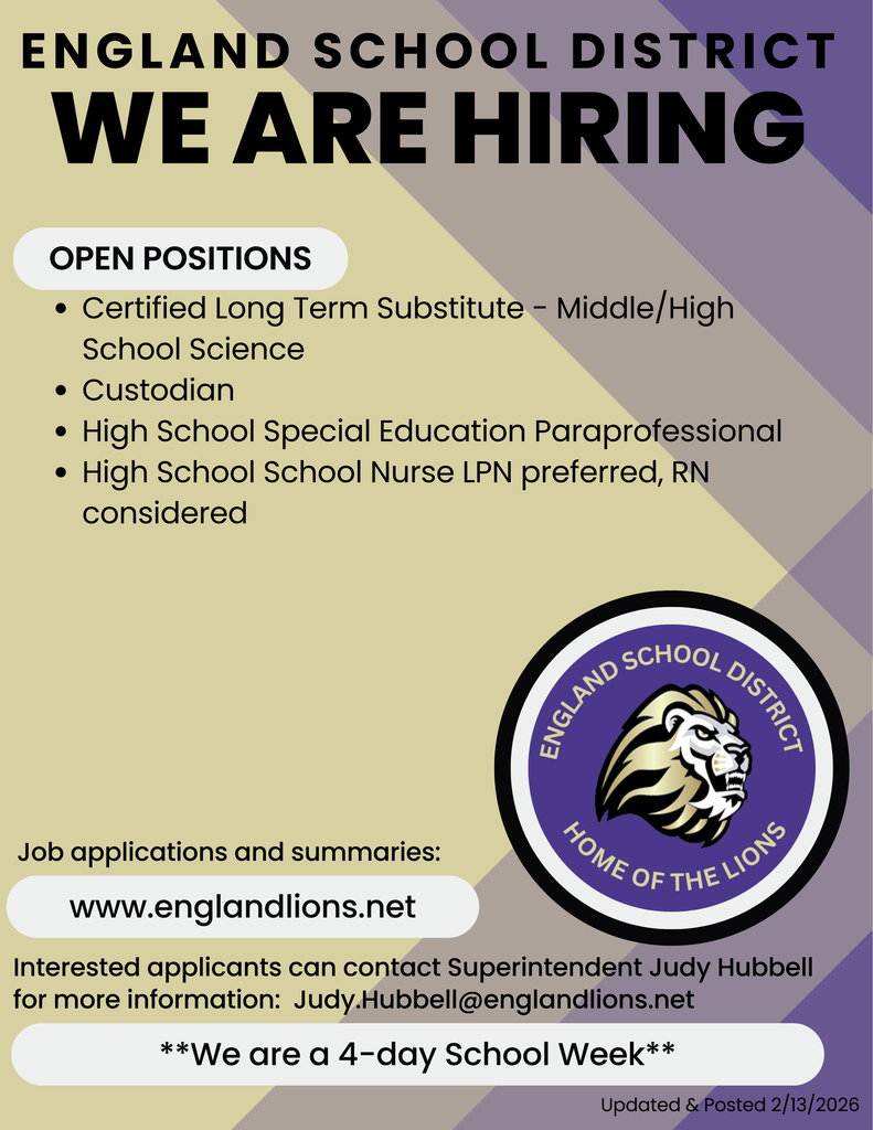 Open Positions Flyer Posted 021326