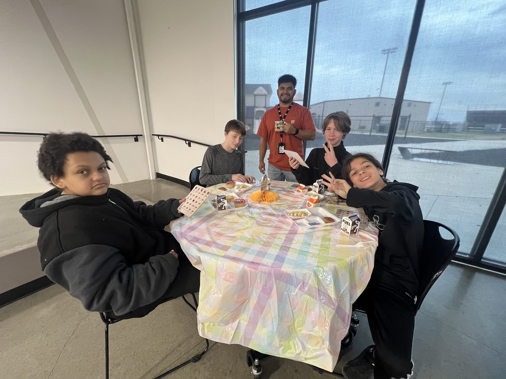 Families Enjoying 6th Grade Breakfast on February 26th