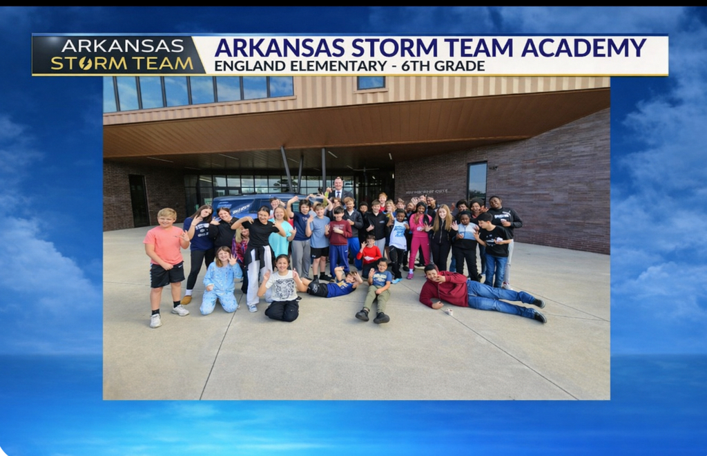 KARK Meterologist Pat Walker Visits EES 6th Grade Students