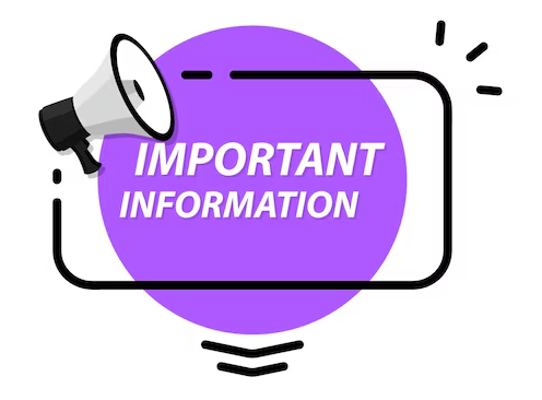 Important Information Graphic