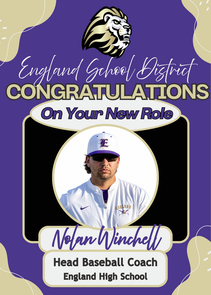 Congrats to Coach Nolan Winchell