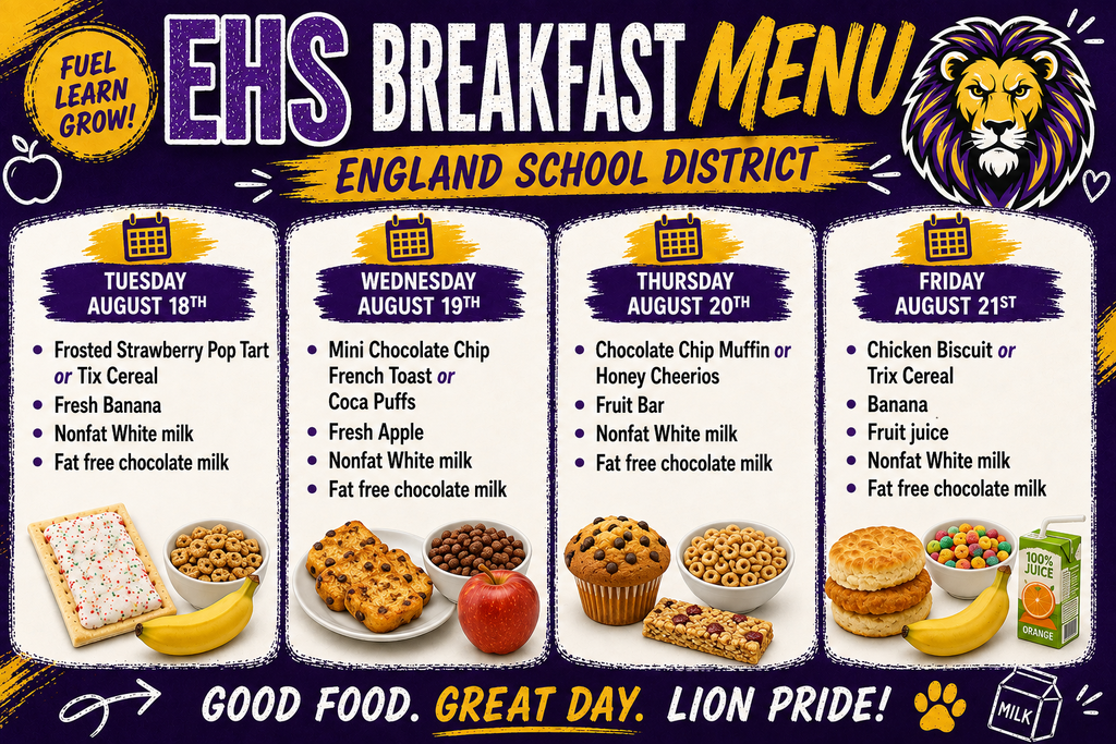 EHS Breakfast Menu_Week of 081826