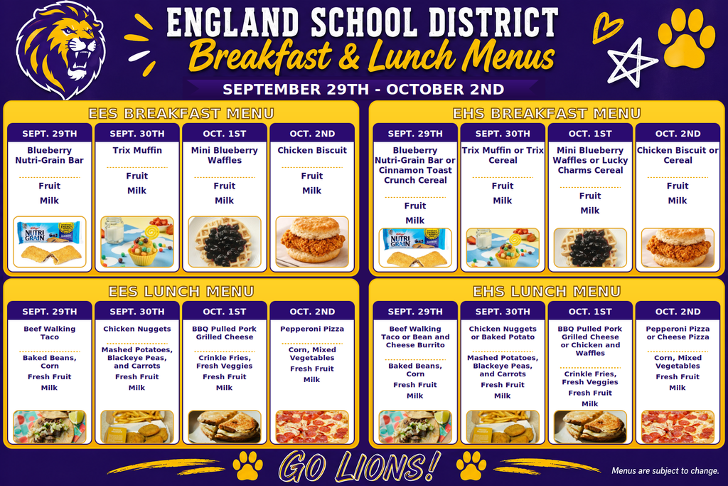Menus