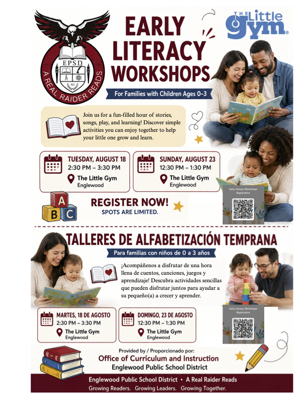 Early Literacy Workshops