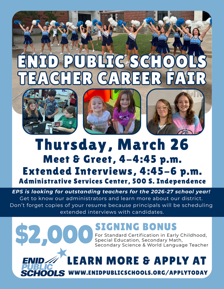 EPS Teacher Career Fair Slated for March 27