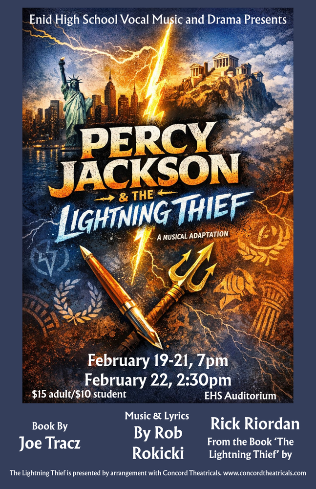Percy Jackson musical poster