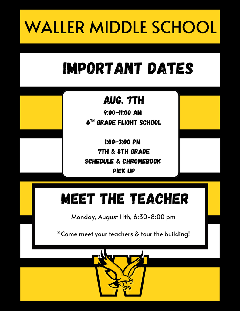 Important Waller dates