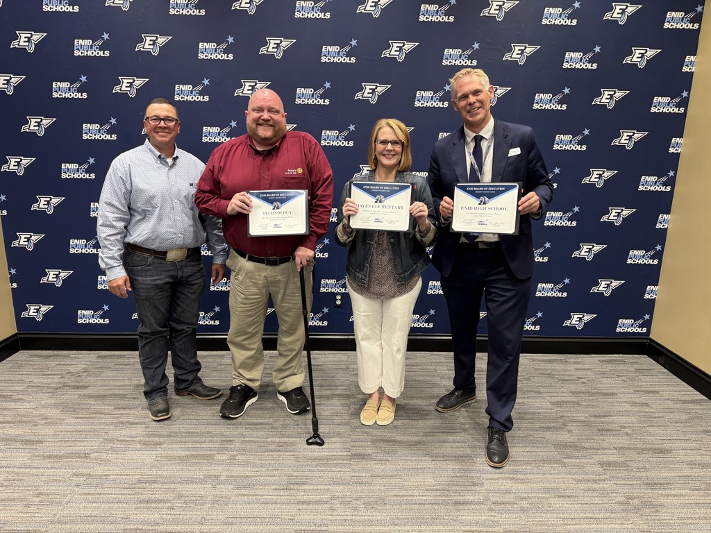 United Way Winners 	Hayes Elementary, Enid High School, Technology Department