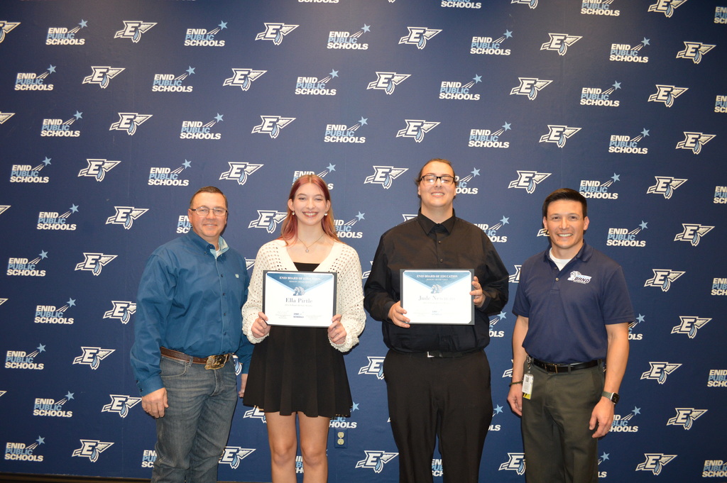 Enid High School Band All State members