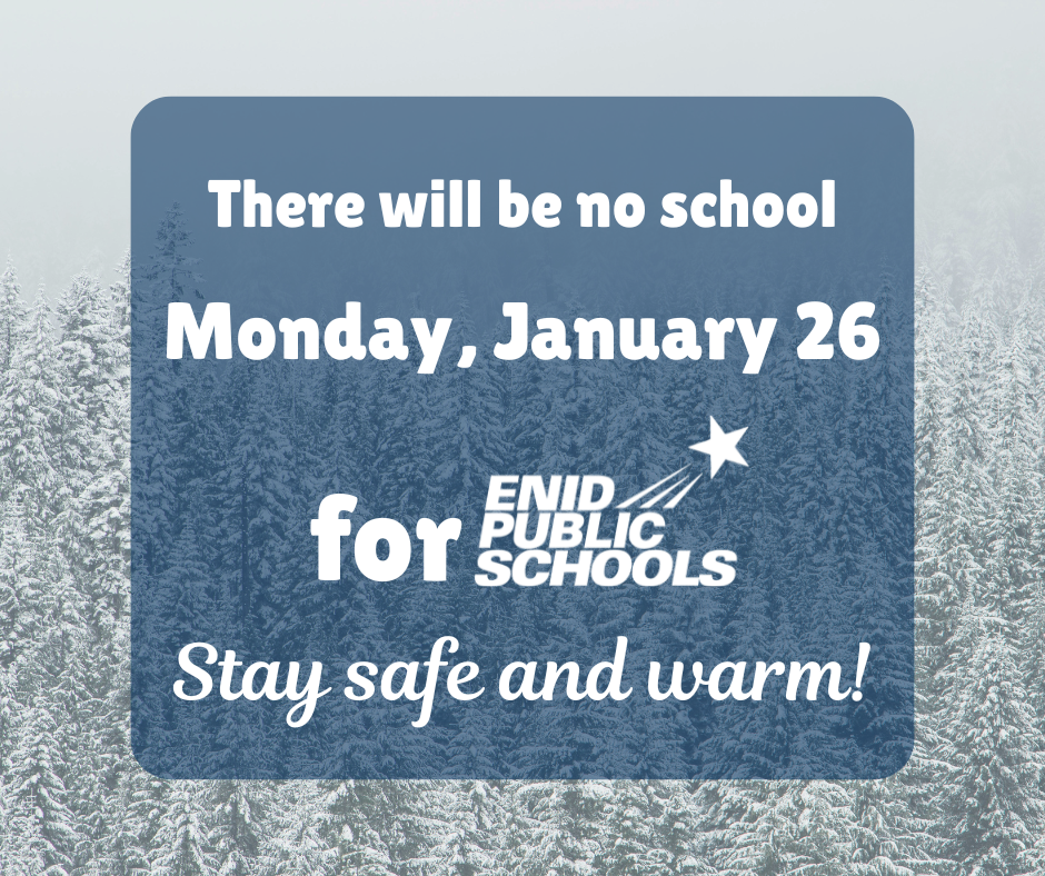 No school Monday Jan. 26