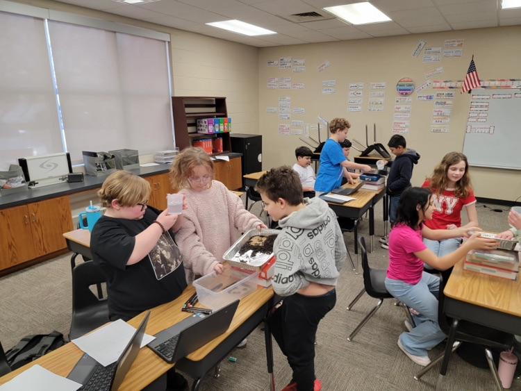 Mr. Martin’s class creates a stream table.