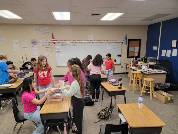 Mr. Martin’s class creates a stream table.