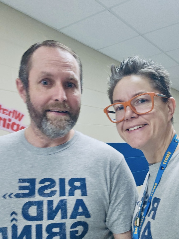 Twinning is winning with the Monroe staff!