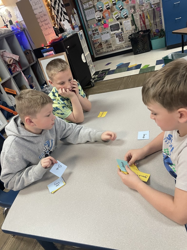 2nd grade used communication and team building for this activity.