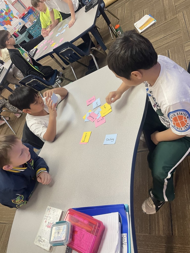 2nd grade used communication and team building for this activity.