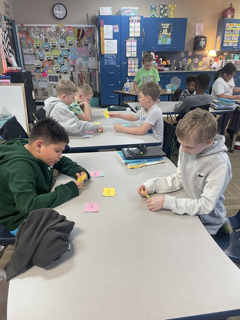 2nd grade used communication and team building for this activity.