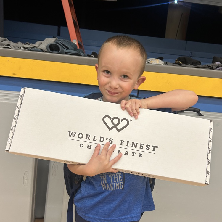 Congrats to Billy for winning the Largest Chocolate Bar in the World!