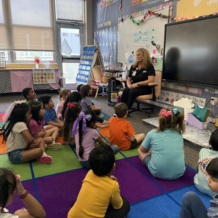 Lindsay Garinger, nurse practitioner,  came to talk about her job and how she uses math. She gave our Lions BIG IDEAS!