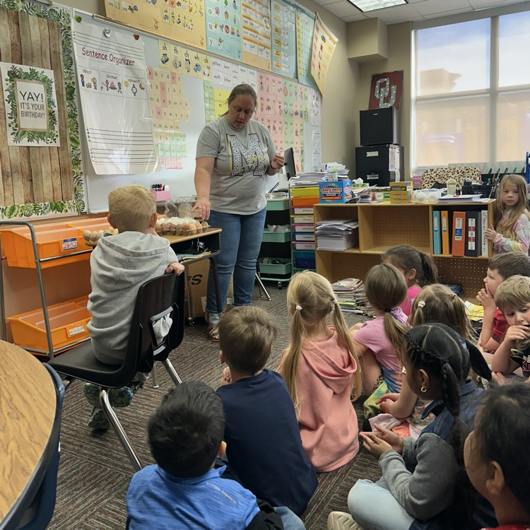 So much life happening around Monroe! Students have been watching chicks hatch and planting in our garden.