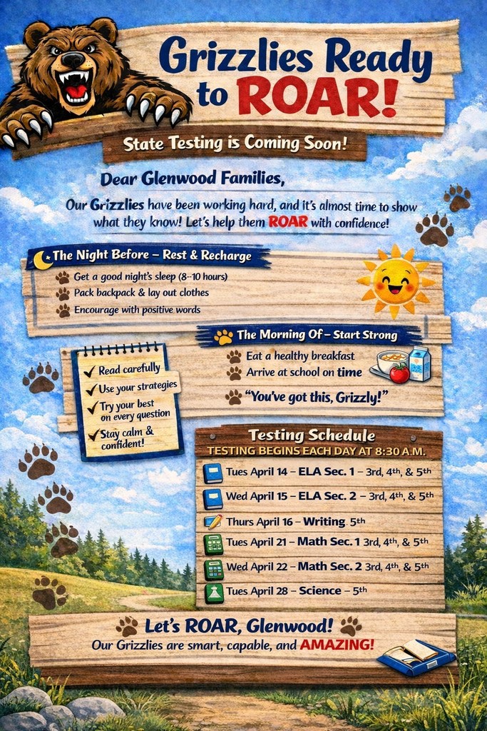 State testing flyer