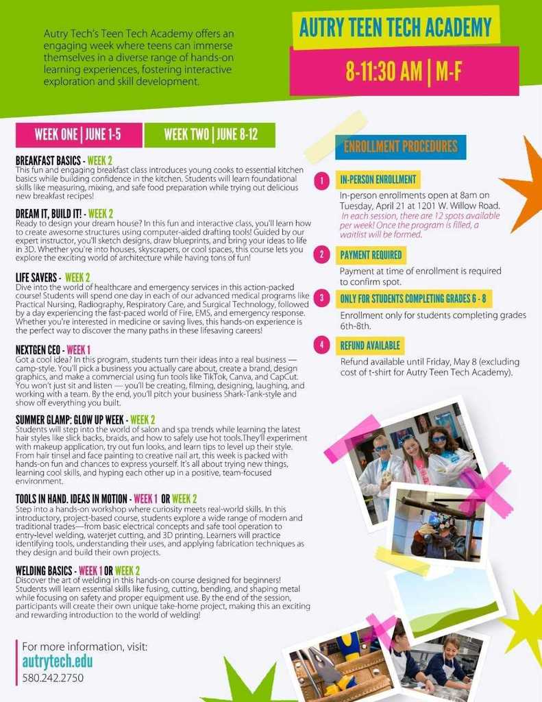 Autry Teen Tech Academy 2026 Sign up for Classes