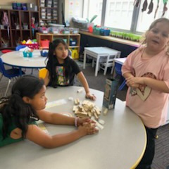 Kinder countdown continues. E for "eruption." F for "friendship bracelets." G for "games." H for "hair" to cut.