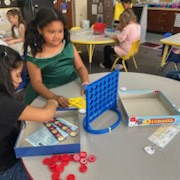 Kinder countdown continues. E for "eruption." F for "friendship bracelets." G for "games." H for "hair" to cut.