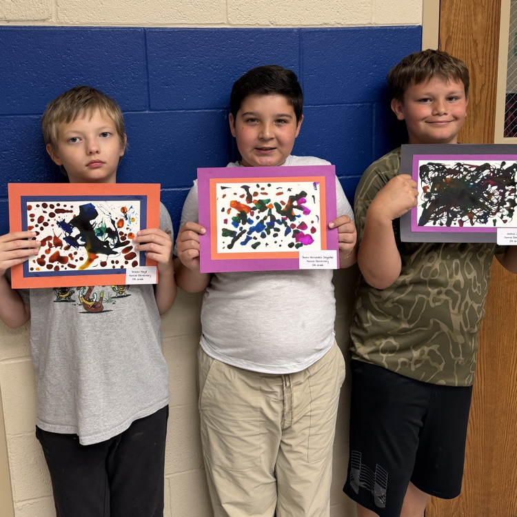 EPS Elementary Art Show participants 💙🦁